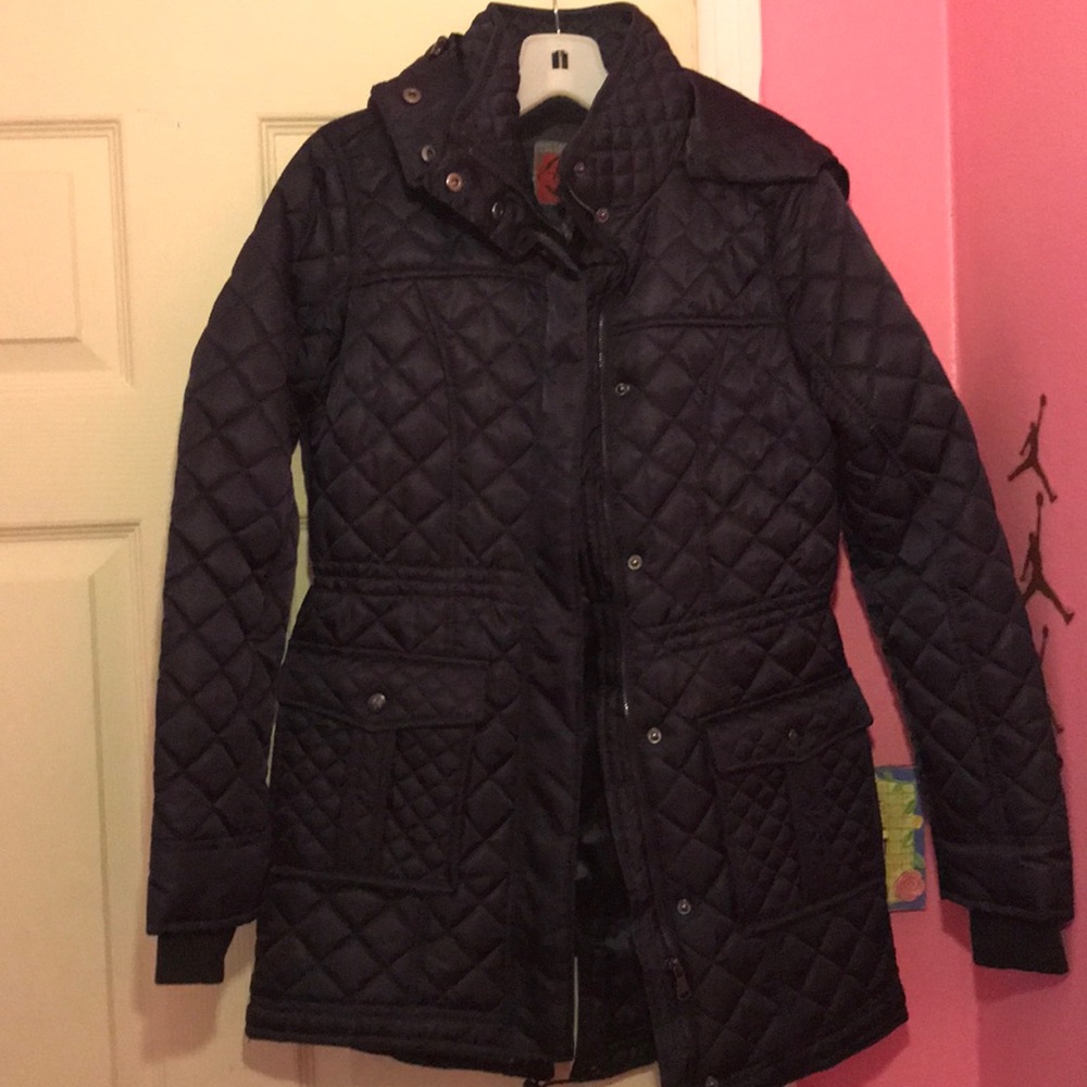 Blue winter jacket